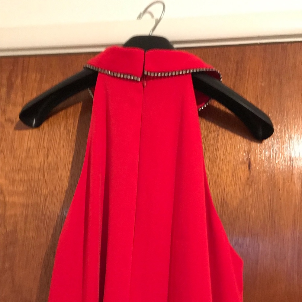 Flirty red dress